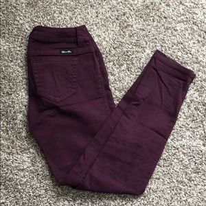 Miss Me size 27 mid-rise skinny jeans